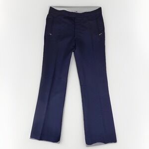 Vintage Bogner Stirrup Ski Pants Womens Size 36 Long Navy Blue Zip Pockets